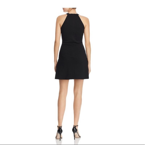 NWT Aqua high neck black dress - Picture 2 of 5